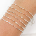 Load image into Gallery viewer, Silver Rolo Chain