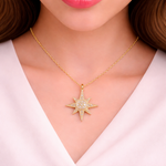 Load image into Gallery viewer, GDP461. 14k Solid Gold Diamond Star Charm