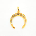 Load image into Gallery viewer, DC087. Diamond Sterling Silver Horn Charm