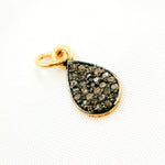 Load image into Gallery viewer, DC297. Diamond Sterling Silver Drop Charm