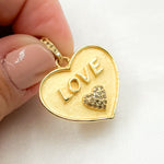 Load image into Gallery viewer, Buyt Now Sterling Silver 'LOVE' Heart Pendant