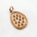 Load image into Gallery viewer, Sterling Silver Drop Pendant with Gemstone