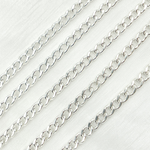 Load image into Gallery viewer, V45SS. 925 Sterling Silver Curb Chain