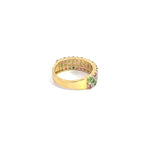 Load image into Gallery viewer, 14k Solid Gold Diamond Mix Stones Ring.