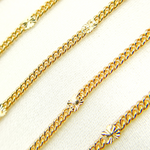 Load image into Gallery viewer, 67S1GF. Gold Filled Satellite Curb Link Chain