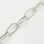 Load image into Gallery viewer, Silver Smooth Oval Link Chain