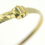 Load image into Gallery viewer, Bangle13. 14K Solid Gold Matte Textured Bangle