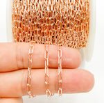 Load image into Gallery viewer, Rose Gold Filled Paperclip Chain. 2505RGF
