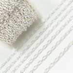 Load image into Gallery viewer, Buy Silver Smooth Long and Short Link Chain