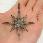 Load image into Gallery viewer, DP114. Diamond & Sterling Silver Star Pendant