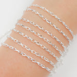 Load image into Gallery viewer, Sterling Silver Infinity Cable Chains