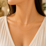 Load image into Gallery viewer, 021R04TFT5. 14K Solid Gold Cable Chain