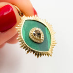 Load image into Gallery viewer, 14K Gold Oval Pendant
