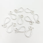 Load image into Gallery viewer, Buy White Sterling Silver Hook Clasp