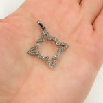 Load image into Gallery viewer, DP155. Diamond & Sterling Silver Fancy Shape Pendant