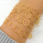 Load image into Gallery viewer, Shop Now 14K Gold-Filled Hammered Round Link Chain