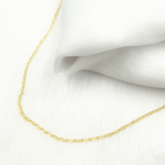Load image into Gallery viewer,  14K Solid Gold Flat Marina Chain