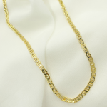 Load image into Gallery viewer, 14K Solid Gold Flat Marina Link Chain
