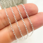 Load image into Gallery viewer, Sterling Silver Smooth Oval Link Chain