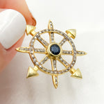 Load image into Gallery viewer, Buy Now Silver Round Arrow Pendant with Gemstone