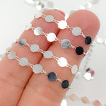 Load image into Gallery viewer, Shop Now Silver Disc Chains