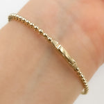 Load image into Gallery viewer, BNL68567. 14K Solid Yellow Gold Diamond and Gemstone Bangle