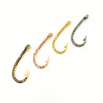 Load image into Gallery viewer, DC561. Diamond Sterling Silver "J" Hook Clasp