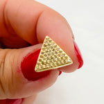 Load image into Gallery viewer, DE036. Diamond Sterling Silver Triangle Studs