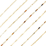 Load image into Gallery viewer, 70/8720BD/SP. 14K Gold Filled Dapped Bar Chain