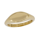 Load image into Gallery viewer, 14K Solid Yellow Gold Oval Ring