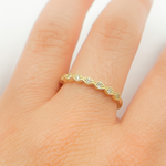 Load image into Gallery viewer, 14K Solid Gold Diamond Ring.