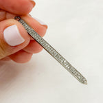 Load image into Gallery viewer, DC683. Diamond Black Rhodium Sterling Silver Spike Charm
