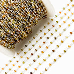 Load image into Gallery viewer, Buy Petro Tourmaline Sterling Silver Wire Chain