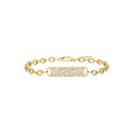 Load image into Gallery viewer, BFI61121. 14k Solid Yellow Gold Diamond Fancy Bracelet