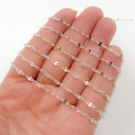 Load image into Gallery viewer, Silver Flat Marina Chain