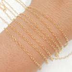 Load image into Gallery viewer, 1512GF. 14K Gold-Filled Smooth Cable Chain