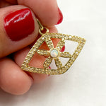Load image into Gallery viewer, Buy Diamond Sterling Silver Eye Pendant with Gemstone