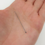 Load image into Gallery viewer, Gauge Black Rhodium Sterling Silver Ball 1.5 Inch Headpin