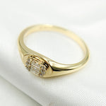 Load image into Gallery viewer, 14K Solid Gold Diamond Ring.
