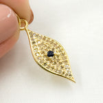 Load image into Gallery viewer, Shop Sterling Silver Eye Pendant with Gemstones