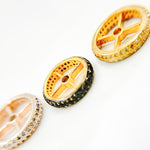 Load image into Gallery viewer, DC737. Diamond & Sterling Silver Spacer Bead