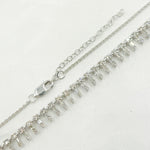 Load image into Gallery viewer, NFP70815. 14K Solid Gold Diamond and Gemstone Bars Necklace