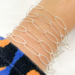 Load image into Gallery viewer, Sterling Silver Twisted Oval Link Cable Chain