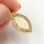 Load image into Gallery viewer, Sterling Silver Marquise Enamel Pendant