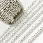 Load image into Gallery viewer, Sterling Silver Textured Rolo Chains