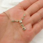 Load image into Gallery viewer, NFH70374. 14K Solid Gold Diamond Necklace