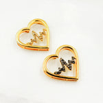 Load image into Gallery viewer, DC866. Diamond Sterling Silver Heart Pendant