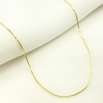 Load image into Gallery viewer, 14K Solid Yellow Gold Snake Box Necklace
