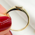 Load image into Gallery viewer, 14K Solid Gold Diamond Ring.