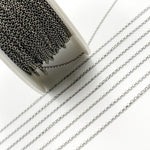 Load image into Gallery viewer, Shop Now Oxidized Sterling Silver Rolo Chain